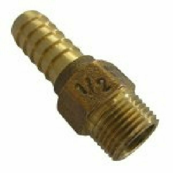 Merrill Low Lead Brass Hose Barb Male Adapter RBMANL50